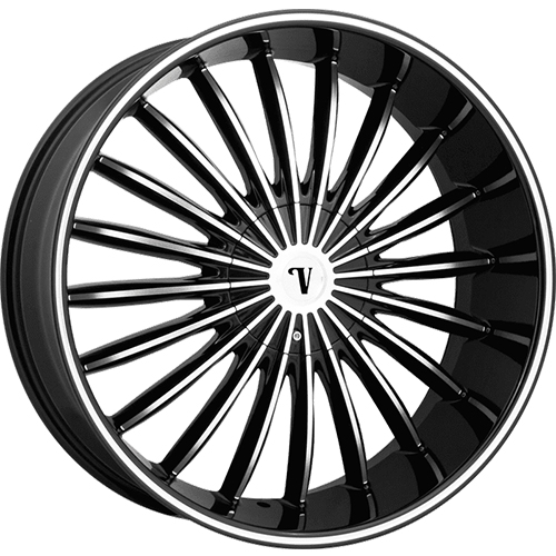 Velocity Wheel VW11 Black Machined